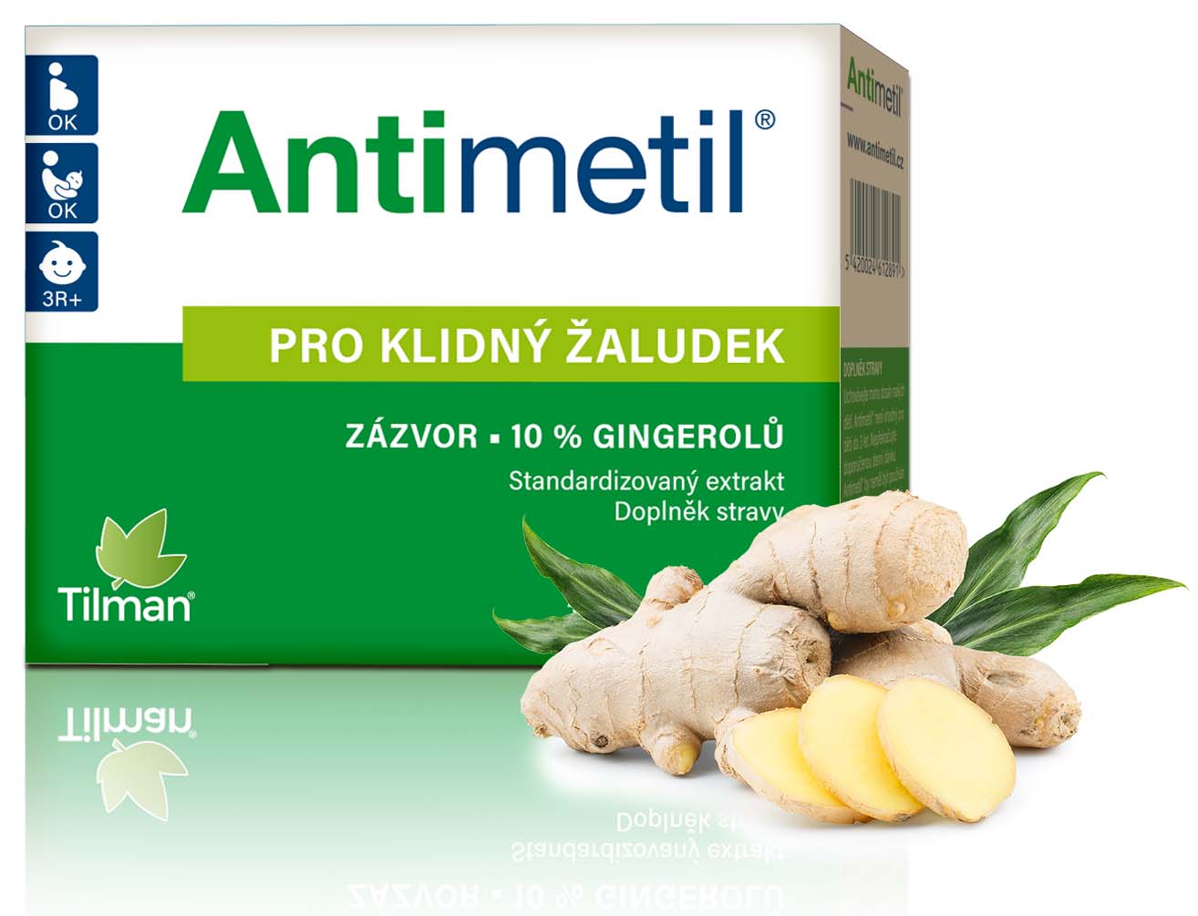 Antimetil na zklidnění žaludku