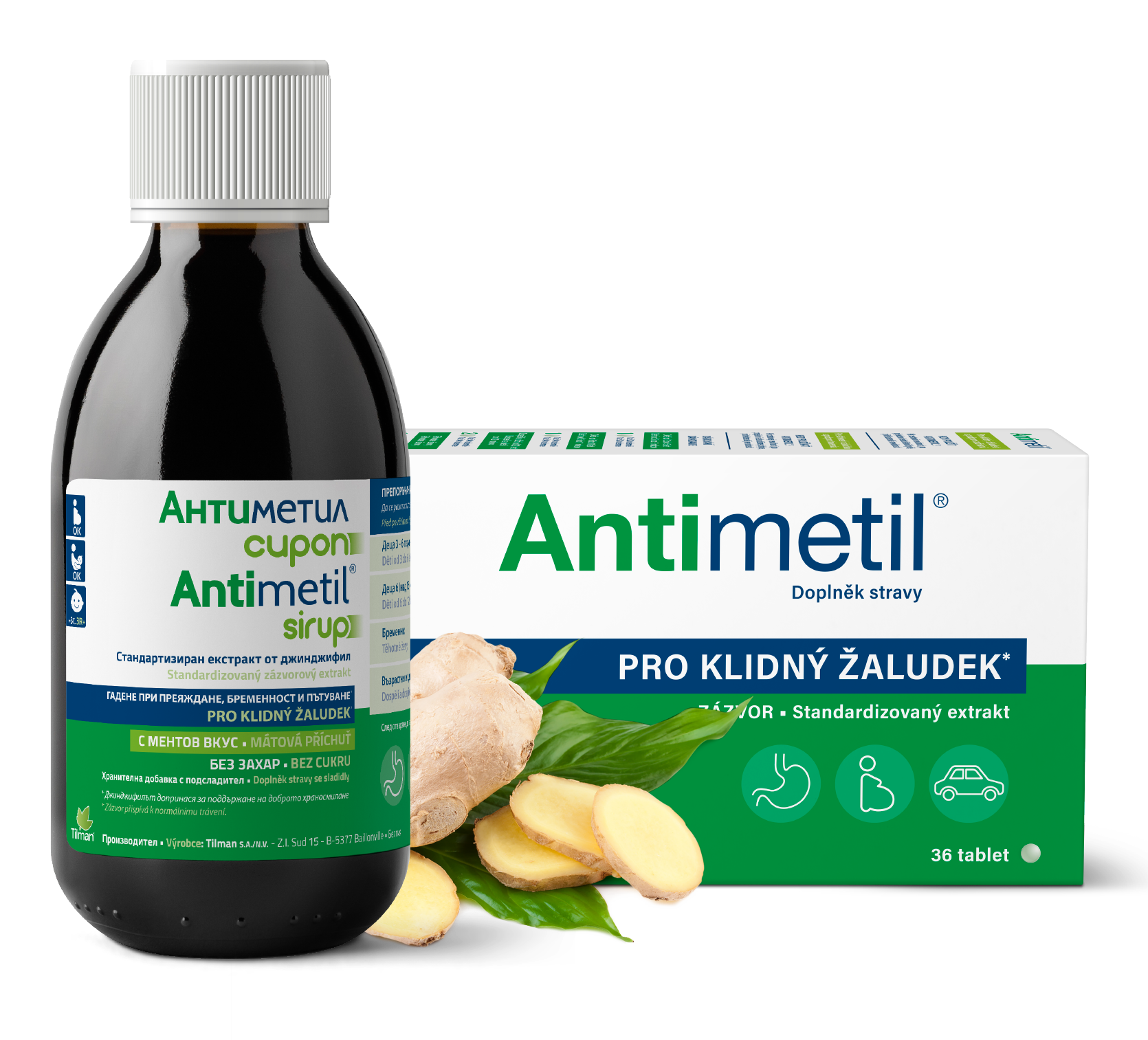 Přírodní pomoc na zklidnění žaludku